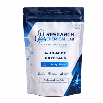 4 ho mipt Crystals in a sealed laboratory container for research use